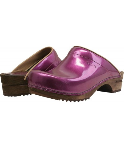 Pro Patent Wide Professional Clogs for Women - Arch Support, Durable, Closed-Back Slip-On Shoes Violet $52.47 Mules & Clogs