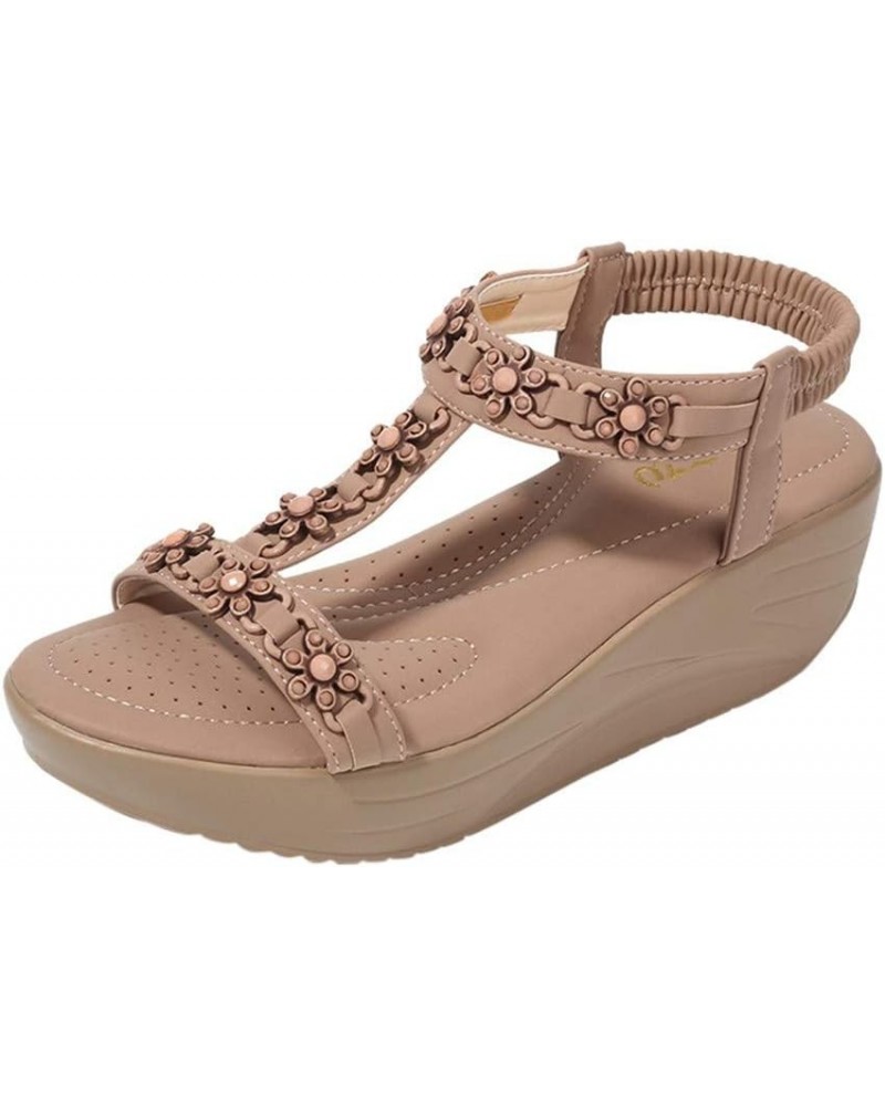 Orthopedic Walking Sandals Orthopedic Sandals Heel Pink Heels for Women Wide Width Block Heels Arch Support Sandals Men Women...