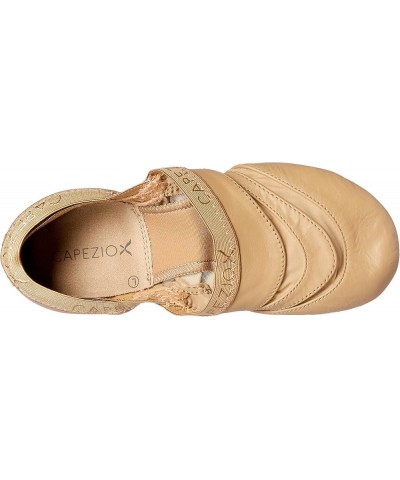 women's Jazz Shoe Ballet Flat Caramel $25.81 Athletic Shoes