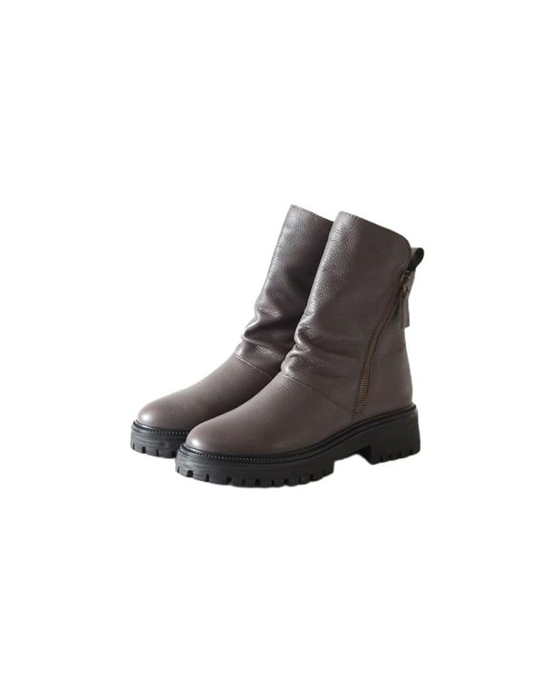 Women's Short Fashion Boot Gry $14.99 Boots