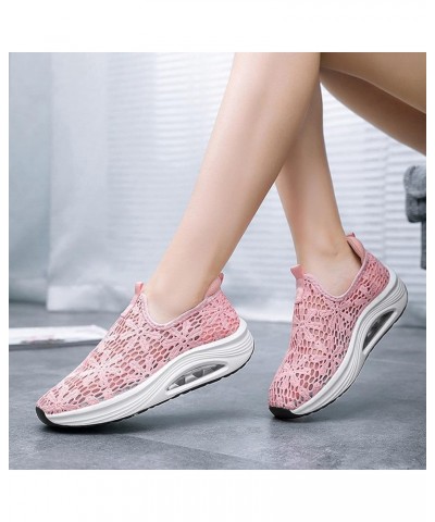 Women Canvas Sneakers Slip On Shoes Low Tops Casual Walking Shoes Comfortable Walking Shoes Lightweight Pink $22.40 Athletic ...