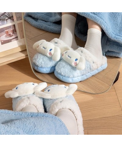 Cute Cartoon Plush Slippers Women Winter Indoor Warm Slippers Soft Sole House Slippers Style-8 $18.00 Slippers