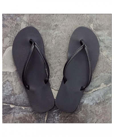 Flip Flops Sandals, Flat Thong Slippers Beach Water Shoes, House Bathroom Shower Slides Flip-Flop, Classic Non-Slip Sole, Ind...