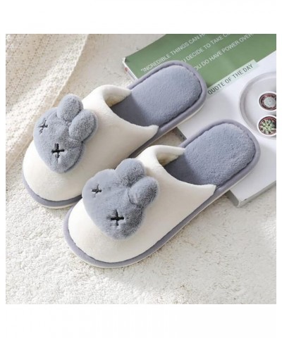 Women Ladies Slippers Cozy Memory Foam House Slippers Warm Fuzzy Lining Indoor Outdoor Shoes Slip,Orange,40 36 Grey $13.72 Sl...