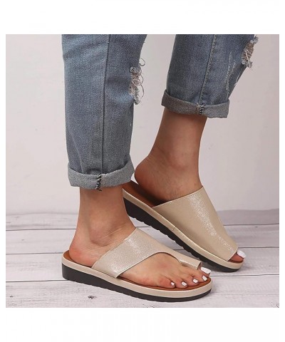 Sandals Wedges Slippers Women Faux Leather Ladies Wedges Flatforms Peep Toe Casual Comfort Adjustable Sandals Casual Women's ...