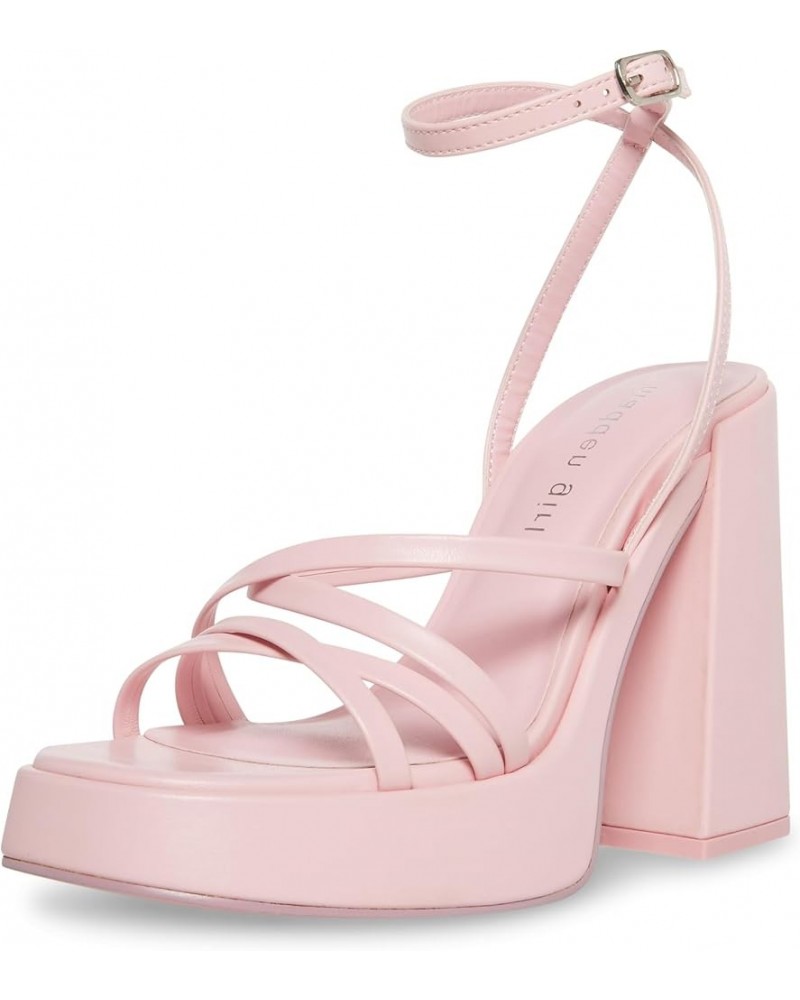 Women's Acess Heeled Sandal Light Pink $27.52 Sandals