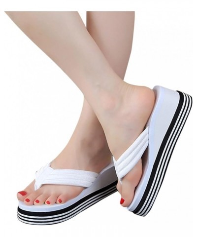 womens beach sandals Womens Slippers Flat Open Toe Sequins Slippers Summer Casual Fashion Sandals Bathroom Slippers Z 03-whit...