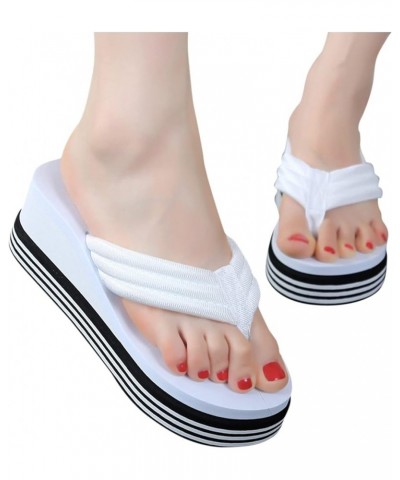 womens beach sandals Womens Slippers Flat Open Toe Sequins Slippers Summer Casual Fashion Sandals Bathroom Slippers Z 03-whit...