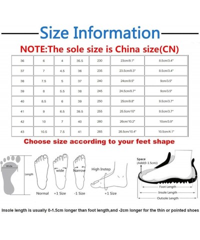 Flats Shoes Women Block Heels Shoes Soft Insole Orthotic Sandals Dress Beach Summer Flip-Flop Casual Walking Flat 110-htrns-w...