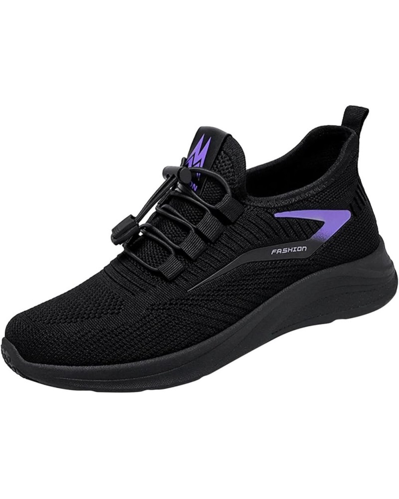 Mens High Top Sneakers, Women's Air Cushion Slip-On Walking Shoes, Casual Mesh Fashion Sneakers Gift Black $17.39 Athletic Shoes