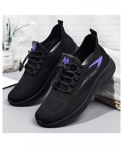 Mens High Top Sneakers, Women's Air Cushion Slip-On Walking Shoes, Casual Mesh Fashion Sneakers Gift Black $17.39 Athletic Shoes