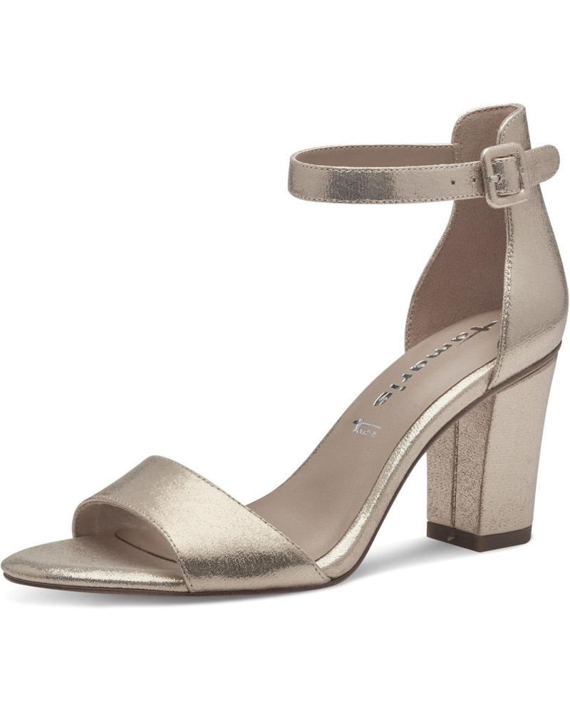 Women's Classic Heeled Sandal, Champagne Met, 12 $44.03 Sandals