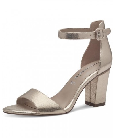 Women's Classic Heeled Sandal, Champagne Met, 12 $44.03 Sandals