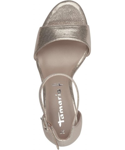 Women's Classic Heeled Sandal, Champagne Met, 12 $44.03 Sandals