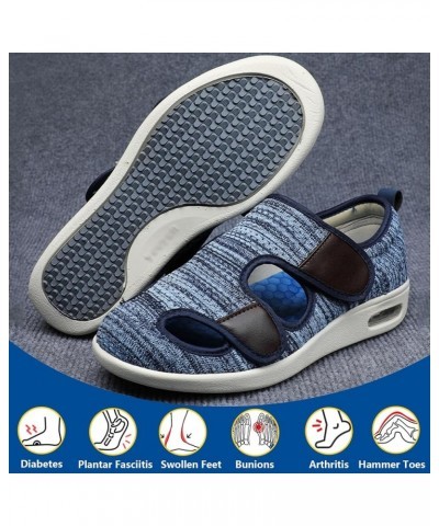 Womens Men Stylish Diabetic Shoes,Summer Wide Width Elderly Diabetic Shoes, Adjustable Closure Swollen Feet Walking Sandals E...