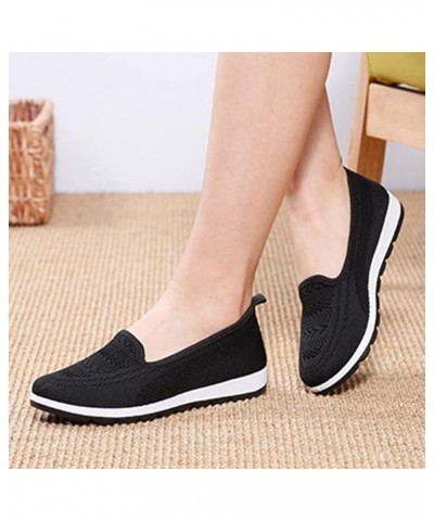 Flats Shoes for Women 2023, Women's Tassel Loafers Cute Round-Toe Slip On Loafer Shoes Comfy Flat Shoe Office Shoes Z2-black ...