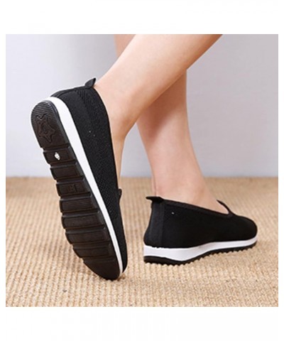 Flats Shoes for Women 2023, Women's Tassel Loafers Cute Round-Toe Slip On Loafer Shoes Comfy Flat Shoe Office Shoes Z2-black ...