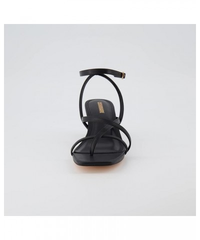 Women's Kitten heel sandal +Memory Foam and Wide Widths Available Black $22.00 Sandals