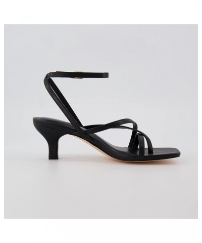 Women's Kitten heel sandal +Memory Foam and Wide Widths Available Black $22.00 Sandals