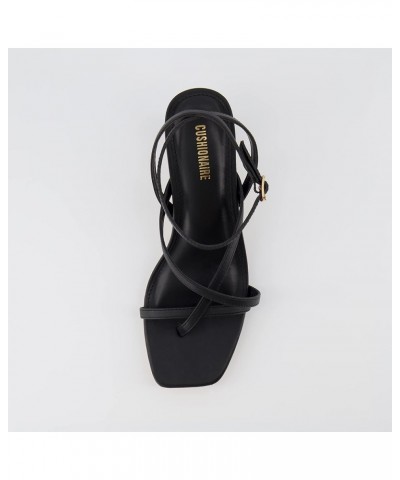 Women's Kitten heel sandal +Memory Foam and Wide Widths Available Black $22.00 Sandals