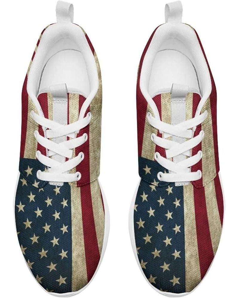 American Flag USA Running Shoes Women Sneakers Walking Gym Lightweight Athletic Comfortable Casual Fashion Shoes 1-2 $25.23 A...