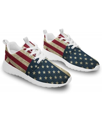 American Flag USA Running Shoes Women Sneakers Walking Gym Lightweight Athletic Comfortable Casual Fashion Shoes 1-2 $25.23 A...