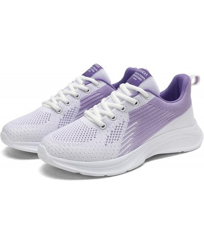 Women's Lace Up Shoes Outdoor Mesh Shoes Runing Fashion Sports Breathable Sneakers Club C Double Sneaker Womens (Purple, 6.5)...