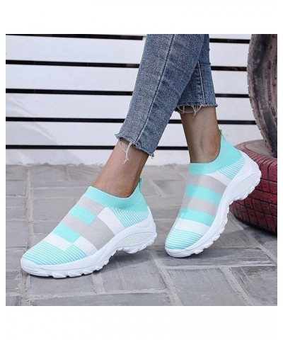 Pink Sneakers for Women Women Slip On Sneakers Loafer Shoes Summer Low Top Sneaker Women's Casual Canvas Shoes Blue $21.17 Fa...