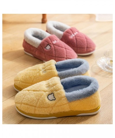 Slippers for Women Indoor Breathable Slip-on House Slippers Lightweight Soft Sole Non Slip Flat Slippers Ladies Warm Cozy Fuz...