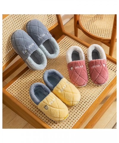 Slippers for Women Indoor Breathable Slip-on House Slippers Lightweight Soft Sole Non Slip Flat Slippers Ladies Warm Cozy Fuz...