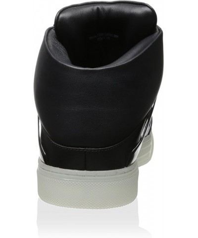 Men's Tron Mid Black Leather $70.74 Fashion Sneakers