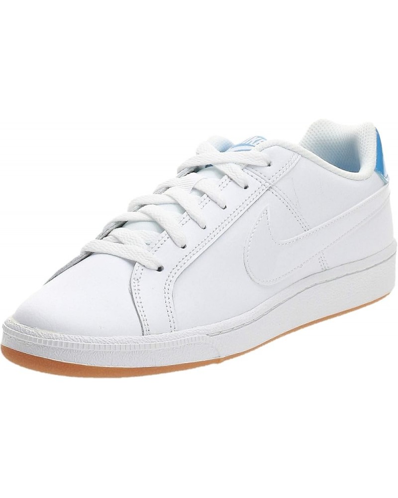 Women's Court Borough Low Basketball Shoes Multicolour White White University Blue 118 $19.83 Fashion Sneakers