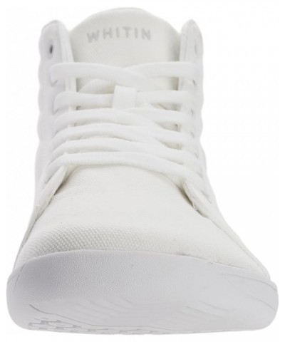 Women's Wide High-Top Canvas Barefoot Sneakers | Minimalist Street-Ready Fit | Comfort-Forward Ankle Support W823 | All White...