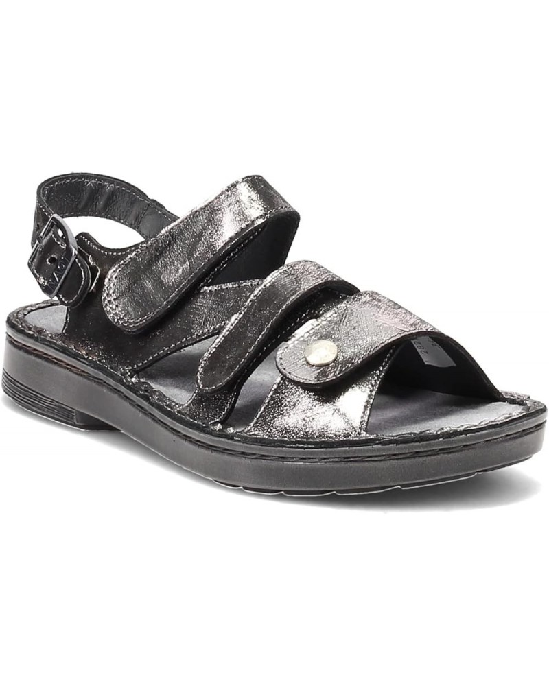 Footwear Women's Fleur Sandal Metallic Onyx Lthr $45.85 Sandals