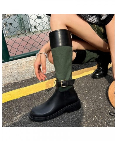 Wide Calf Boots for Women Low Heel Knee High Heels Boots Women Wide Calf and Tassels Tall Fall Boots for Women 2023 Wide Calf...