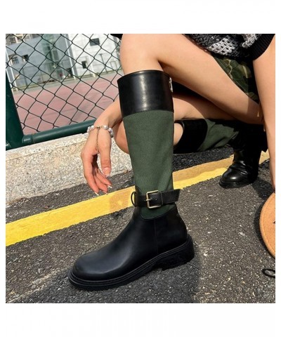 Wide Calf Boots for Women Low Heel Knee High Heels Boots Women Wide Calf and Tassels Tall Fall Boots for Women 2023 Wide Calf...