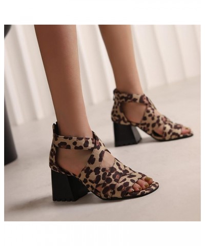 dress sandals sandalias mujer comfortable sandals for women platform wedge Slipper for women Heeled Slippers Z 11-brown $18.5...