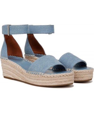 Women's Pela Espadrille Wedge Sandal Light Denim $30.54 Sandals