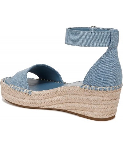 Women's Pela Espadrille Wedge Sandal Light Denim $30.54 Sandals