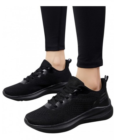 Women's Time Off Sneaker Soft Work Shoes Casual Walking Dress Shoes Gym Shoes Tennis Shoes Black $17.09 Fashion Sneakers