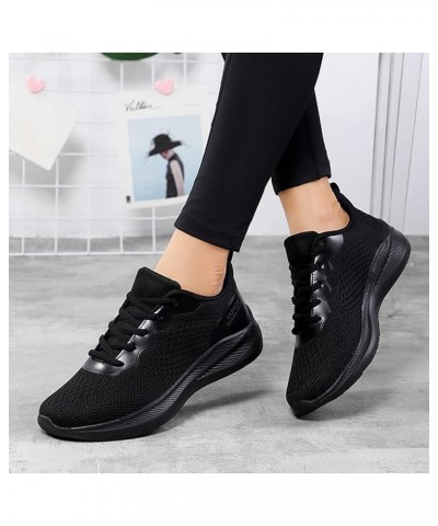 Women's Time Off Sneaker Soft Work Shoes Casual Walking Dress Shoes Gym Shoes Tennis Shoes Black $17.09 Fashion Sneakers