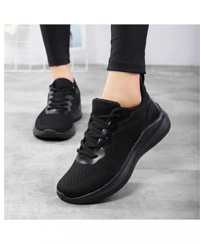 Women's Time Off Sneaker Soft Work Shoes Casual Walking Dress Shoes Gym Shoes Tennis Shoes Black $17.09 Fashion Sneakers