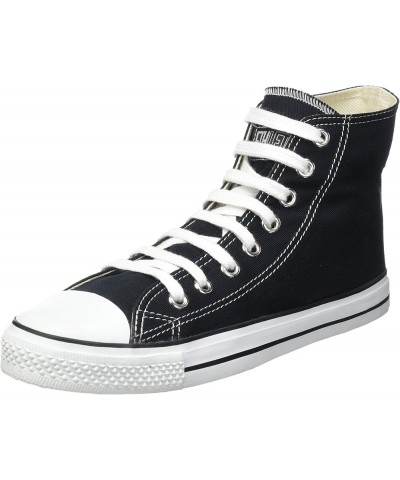 Unisex's High-Top Sneaker Jet Black Just White $37.37 Fashion Sneakers