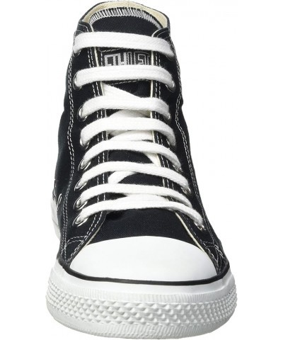 Unisex's High-Top Sneaker Jet Black Just White $37.37 Fashion Sneakers