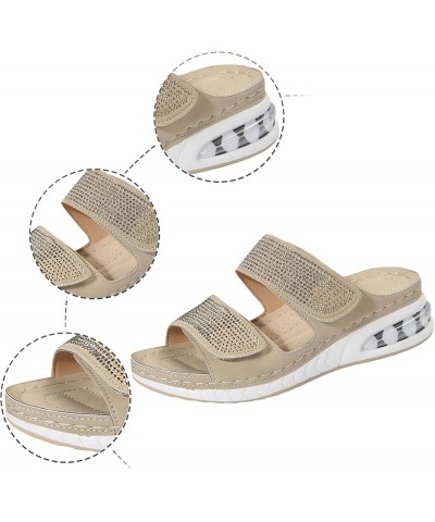 Flat Leather Sandals for Women 9 Women Sandals Fashionable New Pattern Simple Solid Color Sandals for Women Size 9m Blue $13....