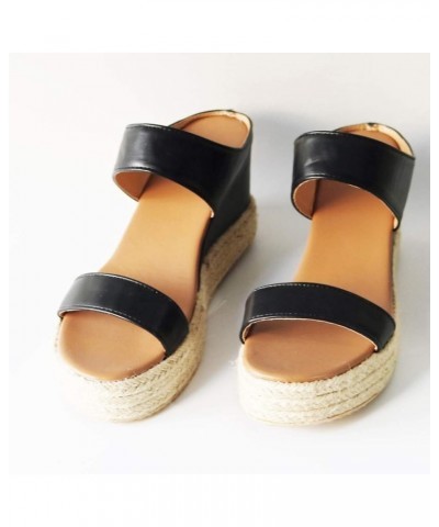 Women's Sandals Comfortable Flip Flops for Women with Arch Support Summer Casual Wedge Sandals Shoes Wedges Sandals Heels Sli...