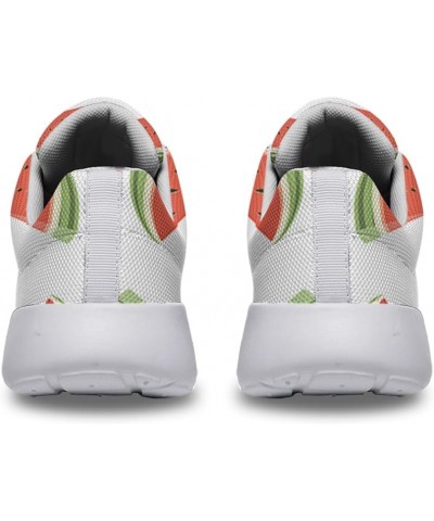 Women Men Watermelon Shoes Personalited Running Shoes Athletic Tennis Sneakers Gifts for Girl Boy Watermelons White 7589 $35....