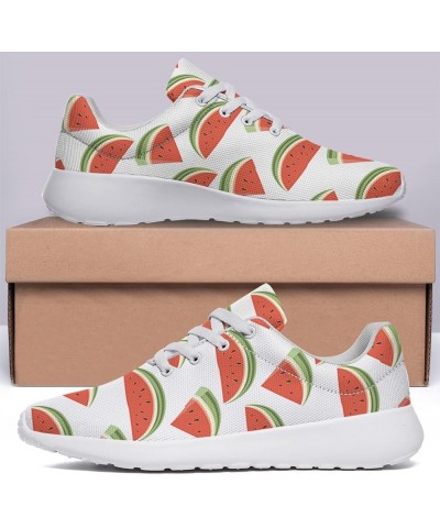 Women Men Watermelon Shoes Personalited Running Shoes Athletic Tennis Sneakers Gifts for Girl Boy Watermelons White 7589 $35....