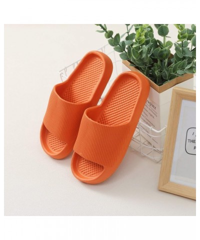 Womens Cotton Flip Flop Socks Slippers Sandals For Women Slides Women Nude Flats For Women Wide Width Sandals For Wome Orange...