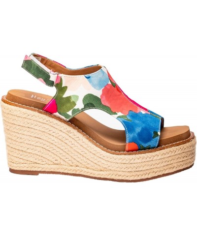 Freddie Womens Wedge Flowers $33.28 Sandals